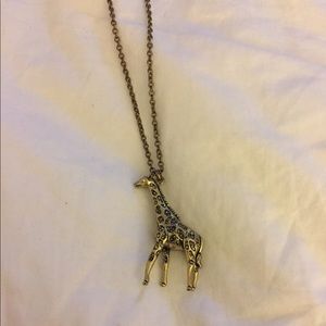 Fossil giraffe necklace